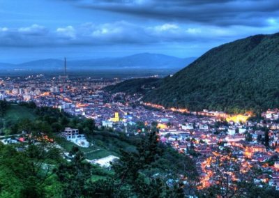 Brasov in the evening